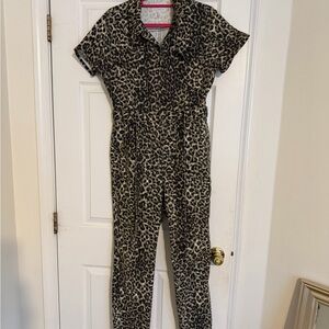 Good American Animal Print Jumpsuit